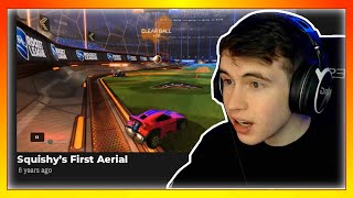 Reacting to the OLDEST Rocket League videos on the internet [upl. by Ahsieuqal48]