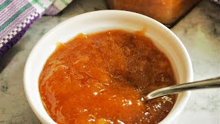 Easy Peach Jam Recipe without Pectin [upl. by Gonagle]