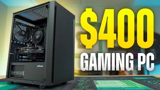 NO RGB 400 Gaming PC Build  New Budget Meta [upl. by Tymothy]