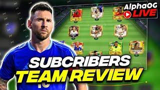 🔴FC MOBILE LIVE🌟RATING MY SUBS SQUADS 💯  GIVING PLAYER SUGGESTIONS ✅ fifamobile fcmobile [upl. by Erehpotsirhc906]