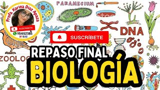 REPASO FINAL DE BIOLOGÍA 1ER EXAMEN CEPRUNSA QUINTOS biología biology lasfijas biologia repaso [upl. by Schreibe]