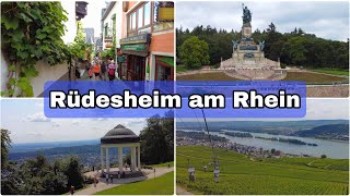 Rüdesheimer am Rhein Tour 2021  Germany 4K [upl. by Olethea]