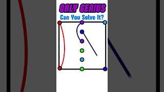 How to Connect the dots of same color without crossing the lines shorts solved [upl. by Middle]