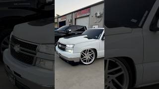 NBS Cateye Chevy Silverado Dropped On 24s [upl. by Ellison]