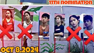 PBB 11th nomination Full episode  Oct 82024 double Eviction [upl. by Leede]