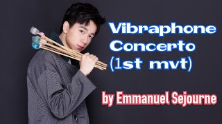 Vibraphone concerto mvt 1 by Emmanuel Sejourne [upl. by Vevina815]