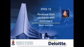 IFRS 15 Revenue Basic Overview [upl. by Redneval130]