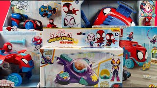 Unboxing Review Spidey and His Amazing Friends Toy Collection Revealed [upl. by Kirkwood]