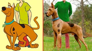 10 DOG CARTOONS In Real Life  Like two peas in a pod [upl. by Llerot]