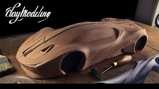 How to make a car clay model My new project From sketch to clay model [upl. by Tybie]