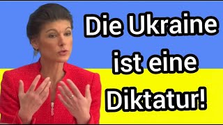 Die Ukraine ist eine Diktatur Sahra Wagenknecht bei Maischberger [upl. by Suravat]