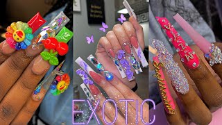 19✨NAIL INSPIRATION✨ of INSTAGRAM COMPILATION  BADDIE NAILS ACRYLICS EXTENDO NAILS XX CALMING [upl. by Oab]