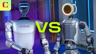 Unitree G1 vs Boston Dynamics Atlas Hypermobility in Humanoid Robots [upl. by Aihsot]