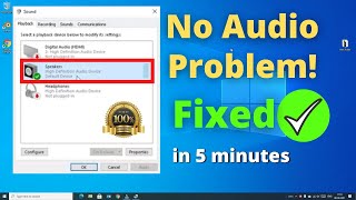 My Laptop Sound Not Working  How To Fix Windows 10 Laptop No Sound Not Working Problem [upl. by Iliam]