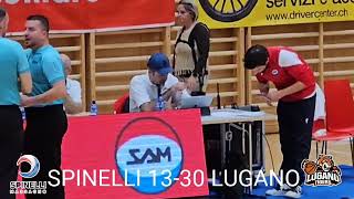 Partita di Basket Campionato 20242025 SBL MASSAGNO vs LUGANO Highlights [upl. by Eilac]