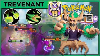 Trevenant Mazazo  Asta Drenaje  Pokemon Unite [upl. by Olethea]