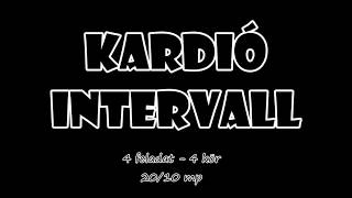 Kardió Intervall edzés  HIIT workout [upl. by Eatnuhs164]