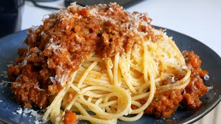 Spaghetti bolognese How to make bolognese sauce Bolognese Recipe [upl. by Mccall]