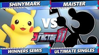 Pre S Factor 11 Top 8  ShinyMark Pikachu Vs Maister Game amp Watch Smash Ultimate  SSBU [upl. by Mauri]