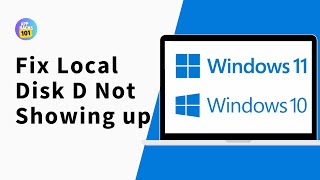 How To Fix Drive D Local Disk D Not Showing UP On My Computer In windows 10 amp 11 [upl. by Atsyrk]