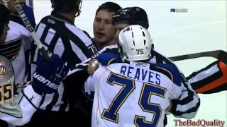 Tootoo with fast punch on Reaves [upl. by Marcia]