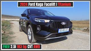 New Ford Kuga 2024 Facelift Titanium Review Interior amp Exterior Details [upl. by Araid]