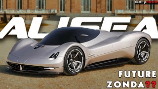 2024 Pagani Alisea Concept by IED Turin  The Future Zonda ❓❓ [upl. by Enilauqcaj]