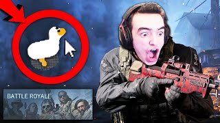 Warzone but a GOOSE trolls me COD Battle Royale [upl. by Leyameg536]