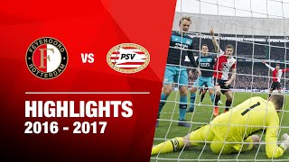 Highlights  Feyenoord  PSV  Eredivisie 20162017 [upl. by Aire]