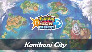 Konikoni City Slow ver  Pokemon Sun and Moon OST [upl. by Jacobah760]