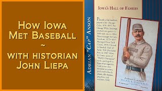 How Iowa Met Baseball With Historian John Liepa  Harlan Community Library  52324 [upl. by Yoral]