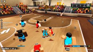 Roblox Highschool Hoops double ankle breaker to assist [upl. by Blayne]