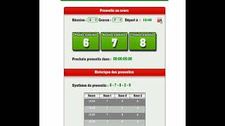 Prono Temps Reel video [upl. by Meagher]