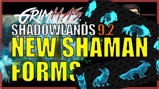 Patch 92  Shaman NEW Spirit Wolf  Vulpine and Lupine WoW Shadowlands [upl. by Ettari]