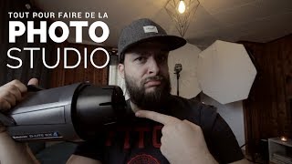 Quel MATERIEL pour faire un STUDIO PHOTO chez soi [upl. by Esilegna956]