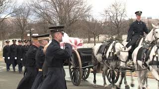 Arlington National Cemetary Full Military Honors Service [upl. by Cirdes]