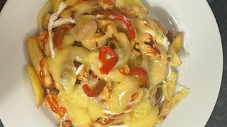 Loaded fries recipe home made food subscribe [upl. by Evante885]