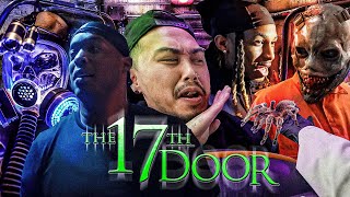 THE CRAZIEST HAUNTED HOUSE IN LA W THE WHOLE SQUAD  the 17th Door Ft DDG DuB Tee Tee [upl. by Hardin]