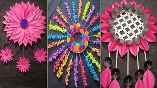 Three Amazing Paper Flower Design 💫Wall Hanging Decoration [upl. by Amathist]