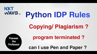 idp rules  copying or plagiarism  idp [upl. by Etteragram]