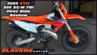 2024 KTM 300 XC W TBI First Ride Review [upl. by Ntsud]