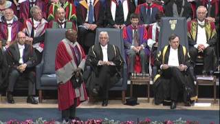 Desmond Tutu  Honorary Degree  University of Leicester [upl. by Lochner997]