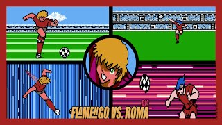 Captain Tsubasa 2 Flamengo vs Roma DLC  【NES】 [upl. by Rumney]