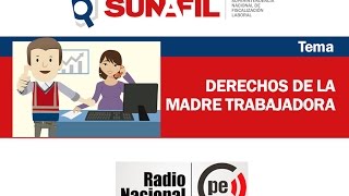 Derechos laborales de la madre trabajadora [upl. by Calypso]