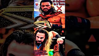 Whose Reign is better Roman Reigns or Seth Rollins wwe wrestling romanreigns sethrollins [upl. by Annayehc]