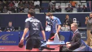 Table Tennis Levallois Pontoise Cergy 13042010 Part 2 [upl. by Adnotal]