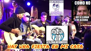 CNCO EN NY CANTO SU NUEVA CANCIÓN DESCÚBRELO AQUÍ 🎶 fiesta en mi casa 🎶🎵 Listeningsession [upl. by Aznarepse981]