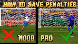 HOW TO SAVE EVERY SINGLE PENALTY IN FC MOBILE 🔥🔥 EASIEST TRICK TO SAVE PENALTIESforyou fcmobile [upl. by Leinahtam]