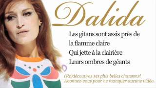 Dalida  Les gitans  Paroles Lyrics [upl. by Shepherd]