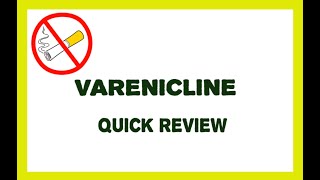 Varenicline REVIEW  Smoking cessation medication [upl. by Brighton]